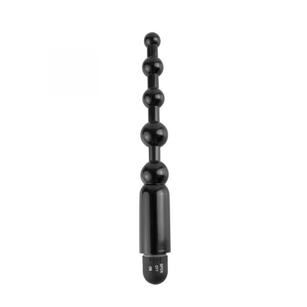 Cadena Anal Power Beads para Principiantes - Color Negro