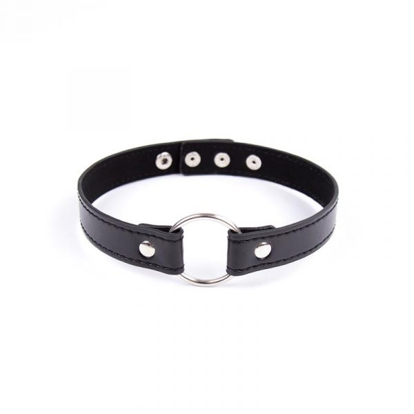 Collar con Aro Ajustable 38,2 cm Negro