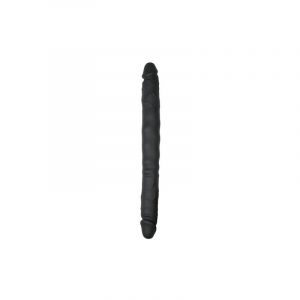 Dildo Doble Flexible Negro 40 cm