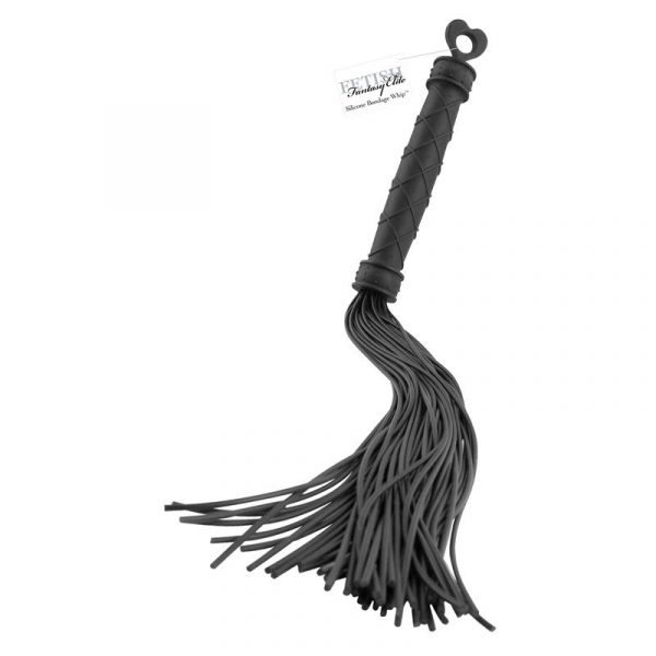 Fetish Fantasy Elite flogger de Silicona Negro