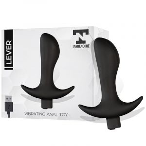 Lever Plug Anal con Vibración USB Silicona