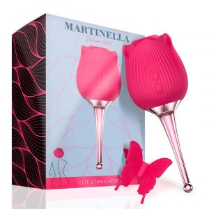 Martinella Estimulador de Clítoris y Vibrador de Punto Rosé Rose Gold