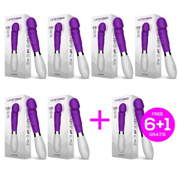 Pack 6+1 Louver Vibrador Silicona