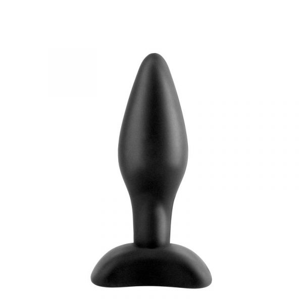 Plug Anal Mini Silicona - Color Negro