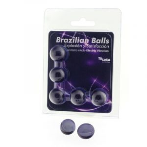 Set 5 Brazilian Balls Gel Efecto Electric Vibracion