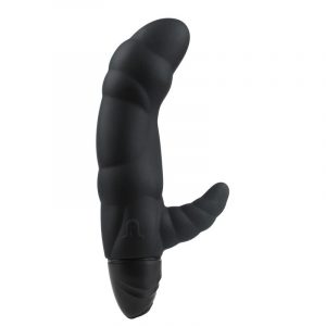 Vibrador Typhoon Silicona 17.8 x 3.9 cm Negro