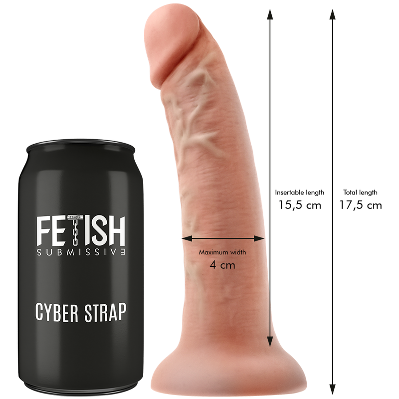 FETISH SUBMISSIVE CYBER STRAP - ARNÉS CON DILDO Y BALA CONTROL REMOTO TECNOLOGÍA WATCHME S - Imagen 4