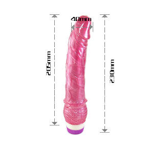BAILE - VIBRADOR ROJO REALÍSTICO 23 CM - Imagen 4