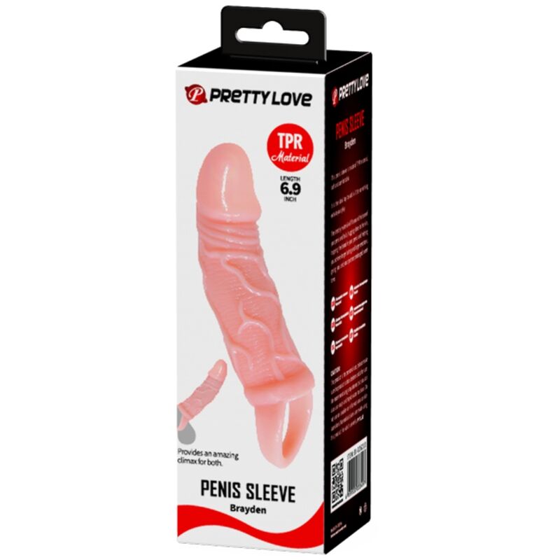 BAILE - FUNDA EXTENSORA PENE CON STRAP PARA TESTÍCULOS 13.5 CM - Imagen 4