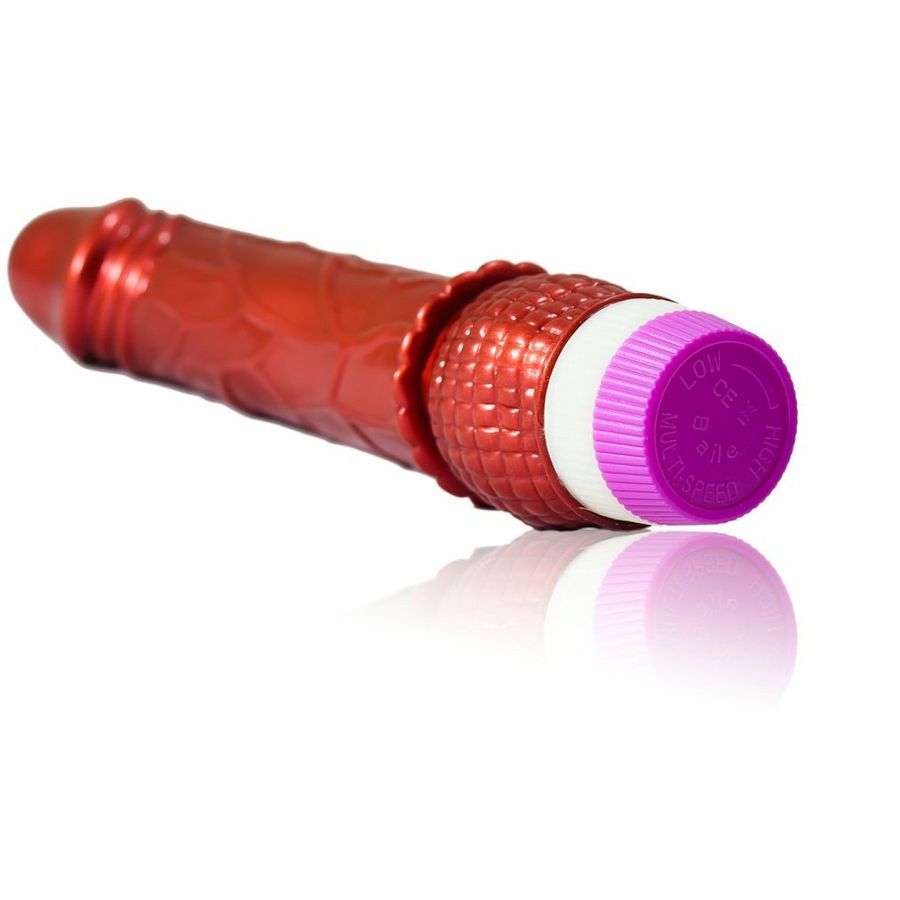 BAILE - VIBRADOR ROJO REALÍSTICO 23 CM - Imagen 2