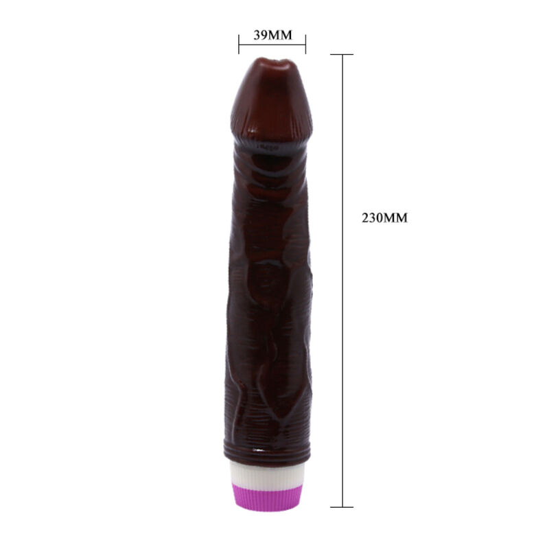 BAILE - WAVES OF PLEASURE VIBRADOR 23 CM MARRÓN - Imagen 3