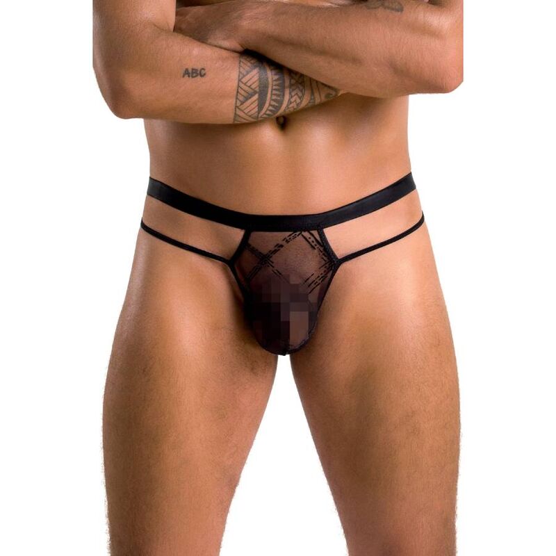 PASSION - 029 TANGA COLLIN NEGRO S/M - Imagen 3