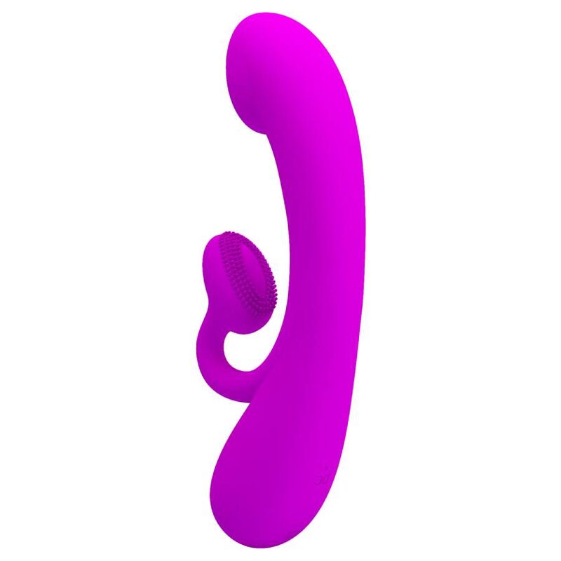 PRETTY LOVE - SINCERE VIBRADOR Y ONDAS ESTIMULADORAS DE CLÍTORIS SILICONA MORADO - Imagen 3