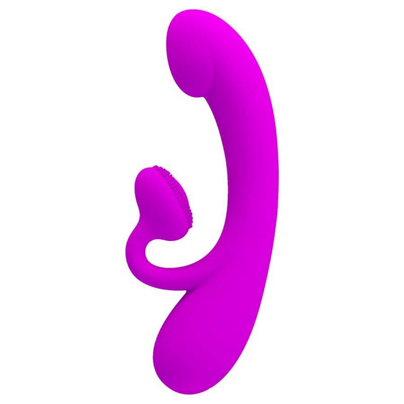PRETTY LOVE - SINCERE VIBRADOR Y ONDAS ESTIMULADORAS DE CLÍTORIS SILICONA MORADO - Imagen 4