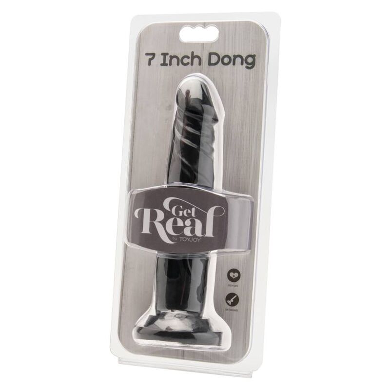 GET REAL - DONG 18 CM NEGRO - Imagen 2