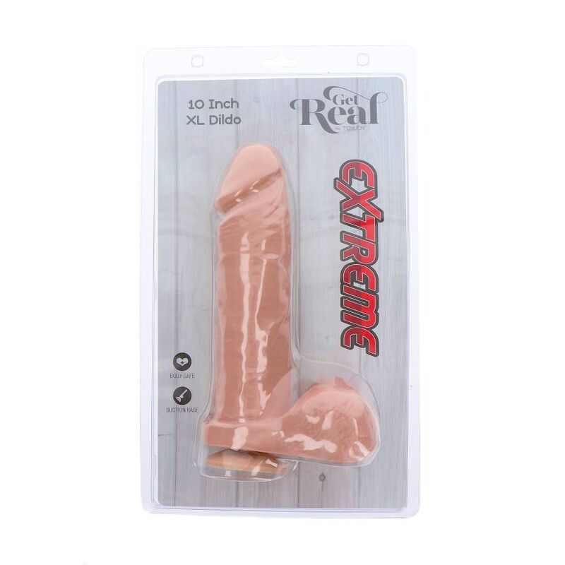 GET REAL - EXTREME XL DILDO 25,5 CM NATURAL - Imagen 5