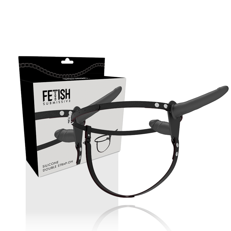 FETISH SUBMISSIVE HARNESS - DOBLE PENETRACIÓN NEGRO - Imagen 2