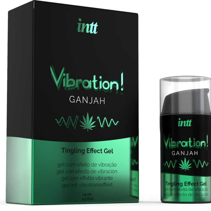 INTT - POTENTE ESTIMULANTE ÍNTIMO GEL VIBRADOR LIQUIDO CANNABIS 15ML - Imagen 2
