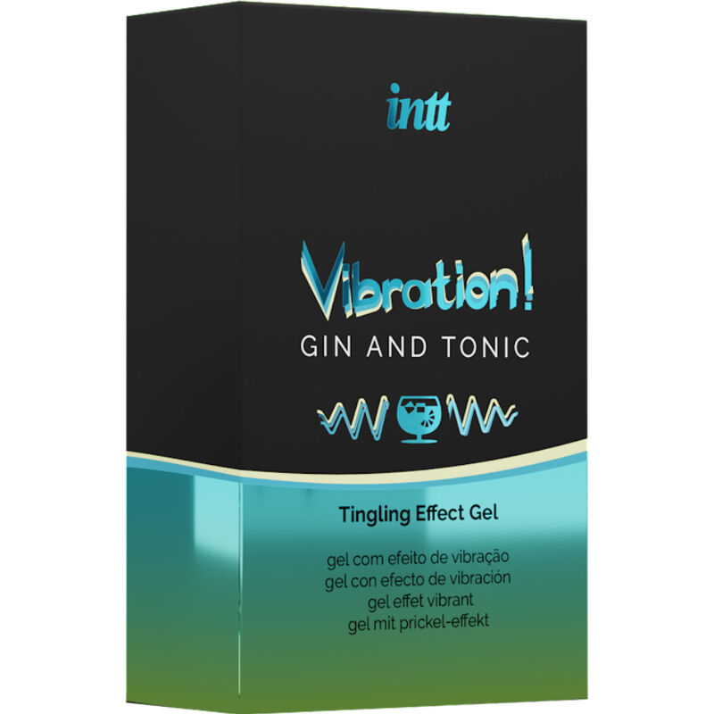 INTT - POTENTE ESTIMULANTE ÍNTIMO GEL VIBRADOR LIQUIDO GIN TONIC 15ML - Imagen 3