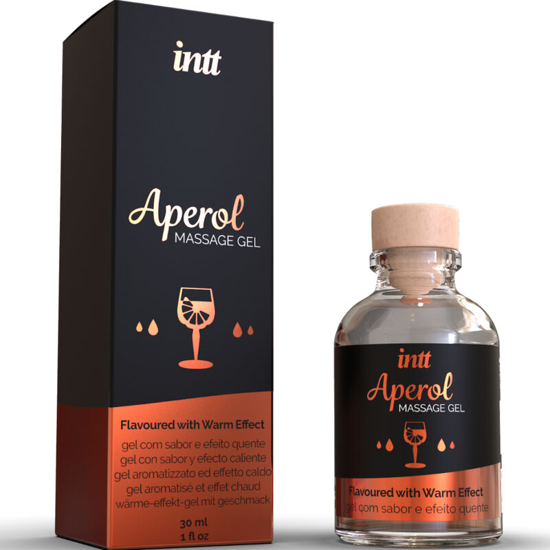 INTT MASSAGE ORAL SEX - GEL DE MASAJE APEROL EFECTO CALOR INTENSO - Imagen 2