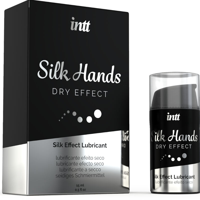 INTT LUBRICANTS - SILK HANDS LUBRICANTE FORMULA CONCENTRADA DE SILICONA 15 ML - Imagen 2