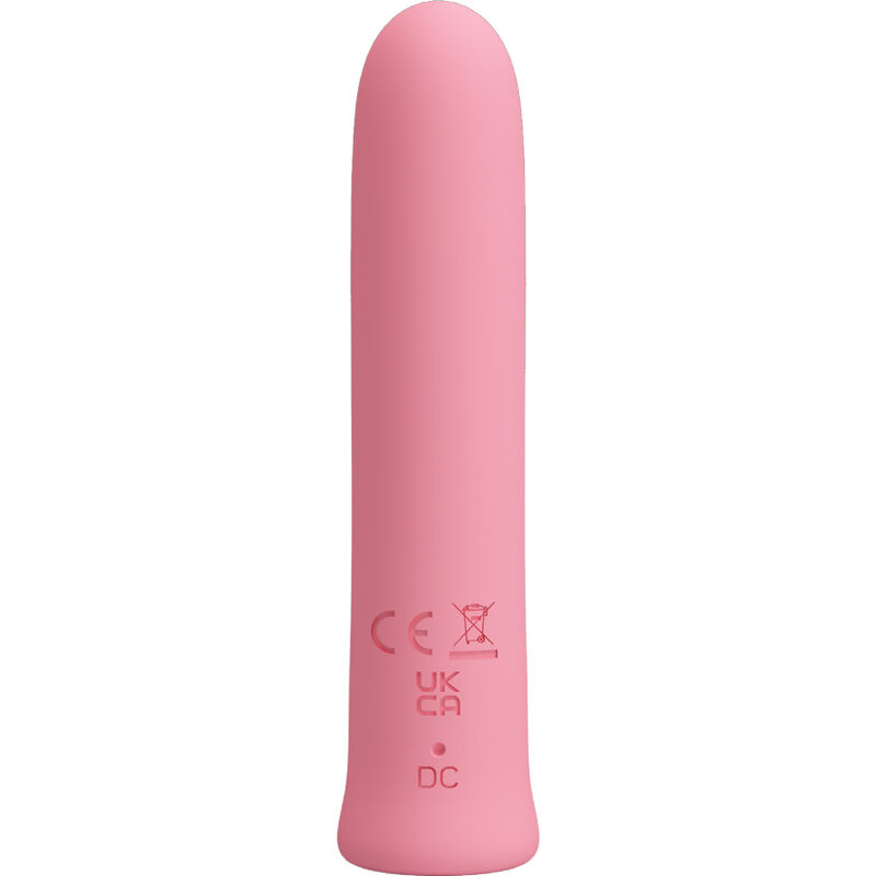 PRETTY LOVE - CURTIS MINI VIBRADOR SUPER POWER 12 VIBRACIONES SILICONA ROSA - Imagen 3