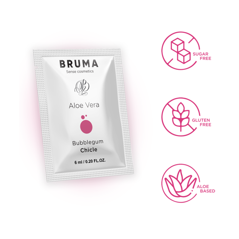 BRUMA - 6 ML GEL DESLIZANTE CON ALOE VERA SABOR A CHICLE - Imagen 4