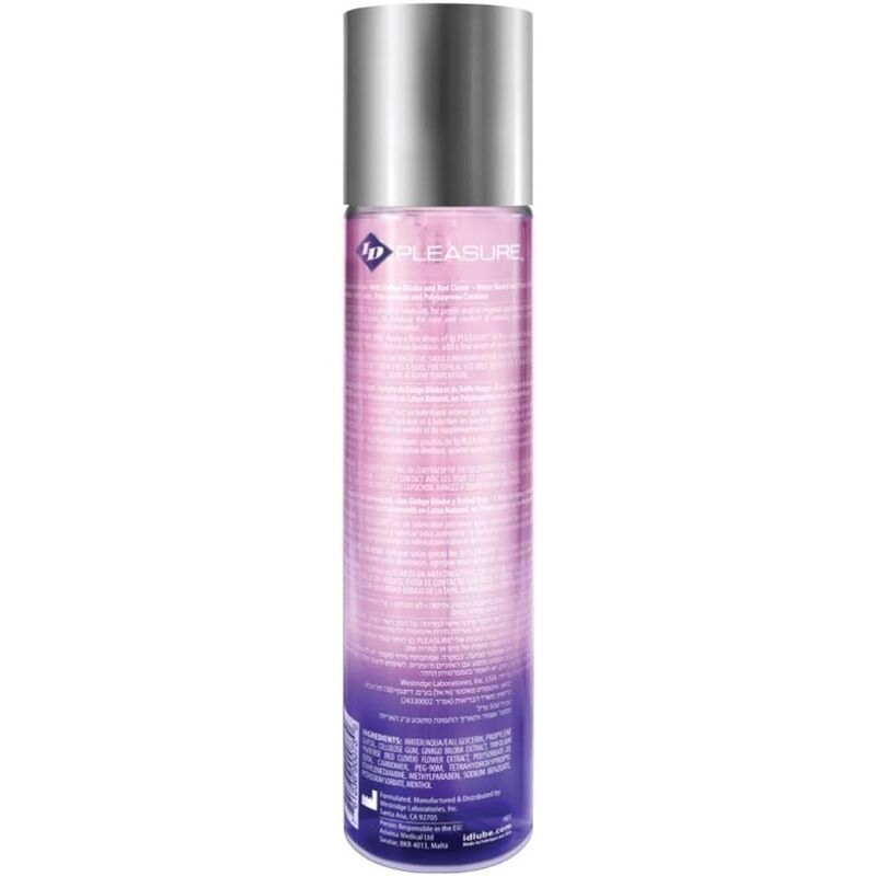 ID PLEASURE - LUBRICANTE BASE AGUA TINGING SENSATION 500 ML - Imagen 2
