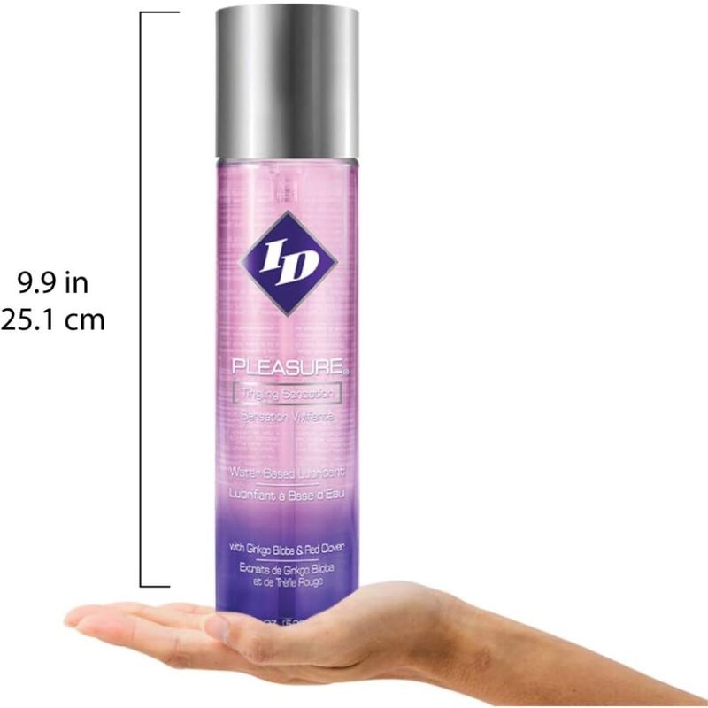ID PLEASURE - LUBRICANTE BASE AGUA TINGING SENSATION 500 ML - Imagen 3