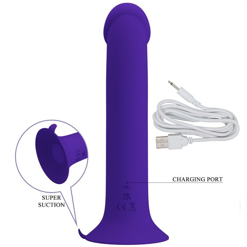 PRETTY LOVE - MURRAY YOUTH DILDO VIBRADOR RECARGABLE VIOLETA - Imagen 5