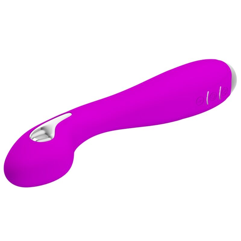 PRETTY LOVE - HECTOR VIBRADOR ELECTROSHOCK RECARGABLE IMPERMEABLE MORADO - Imagen 2