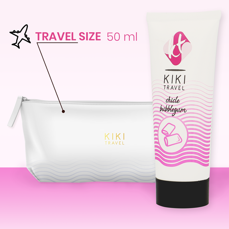 KIKÍ TRAVEL - LUBRICANTE SABOR A CHICLE 50 ML - Imagen 3