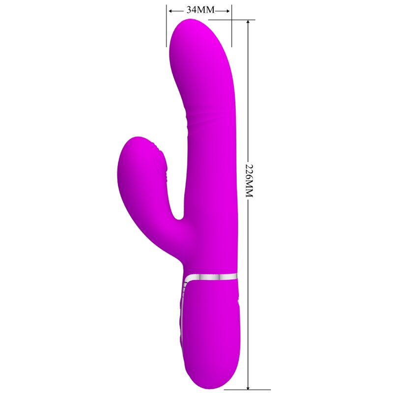 PRETTY LOVE - VIBRADOR PUNTO G MULTIFUNCIÓN FUCSIA - Imagen 2