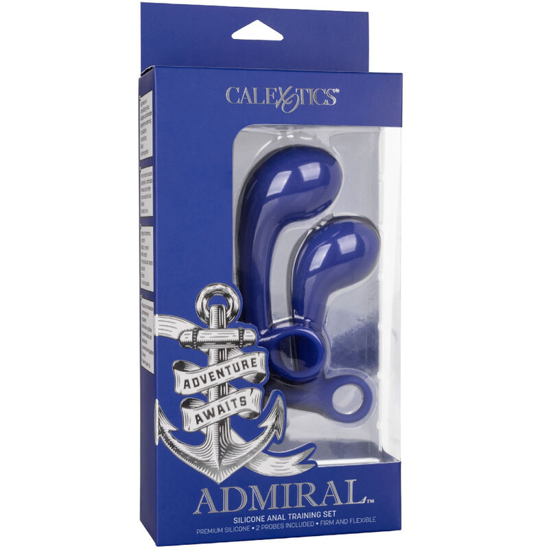 CALEXOTICS - ADMIRAL SET 2 PLUG ANAL AZUL - Imagen 5