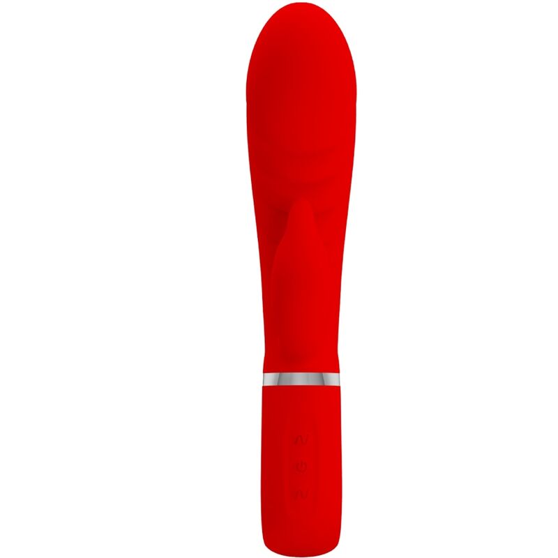 PRETTY LOVE - PRESCOTT VIBRADOR PUNTO G MULTIFUNCIÓN ROJO - Imagen 2