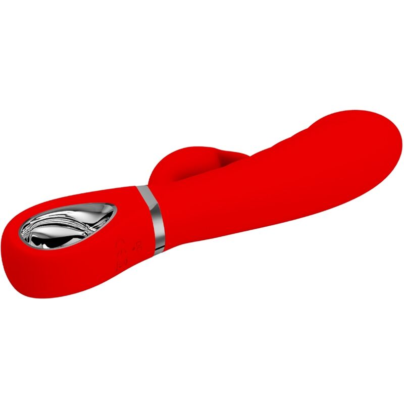 PRETTY LOVE - PRESCOTT VIBRADOR PUNTO G MULTIFUNCIÓN ROJO - Imagen 4