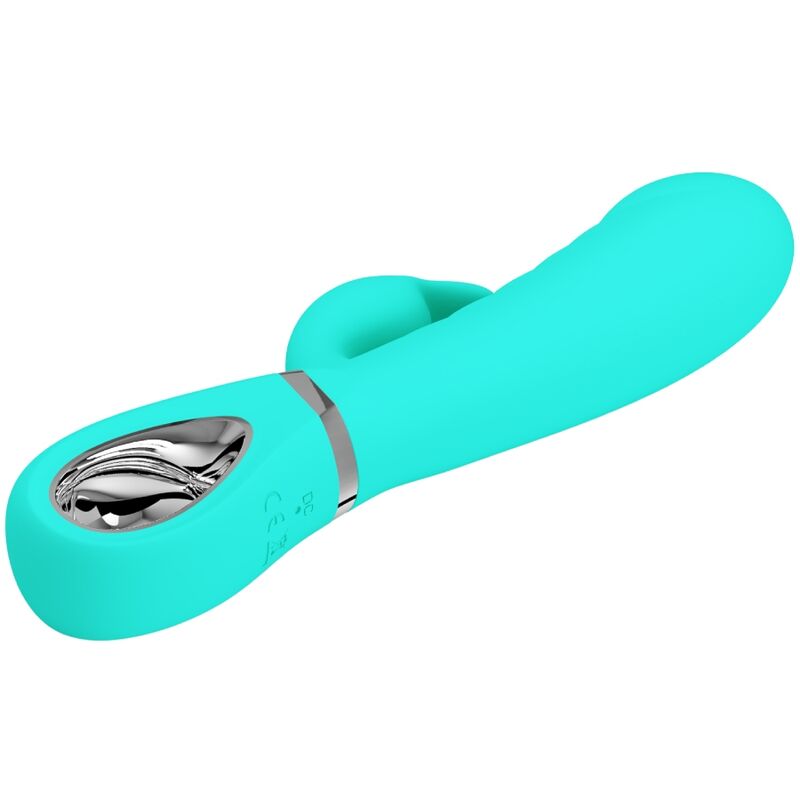 PRETTY LOVE - PRESCOTT VIBRADOR PUNTO G MULTIFUNCIÓN VERDE AGUA - Imagen 4