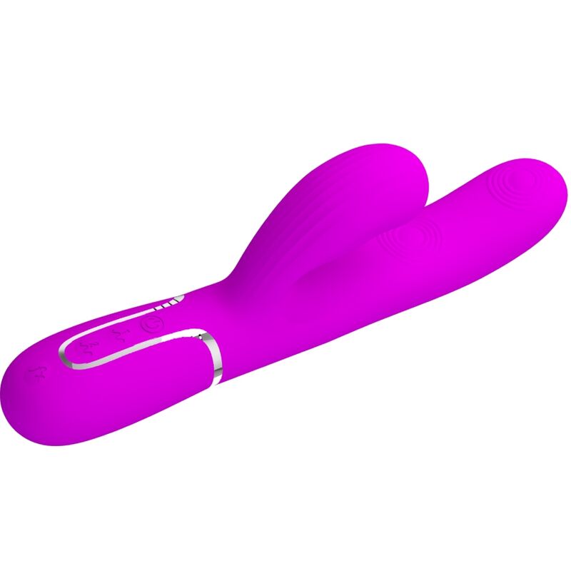 PRETTY LOVE - PERLITA VIBRADOR PUNTO G 3 EN 1 MULTIFUNCIÓN VIOETA - Imagen 3