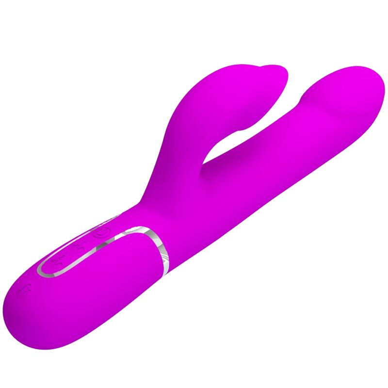 PRETTY LOVE - VIBRADOR RABBIT PERLAS VIOLETA - Imagen 3