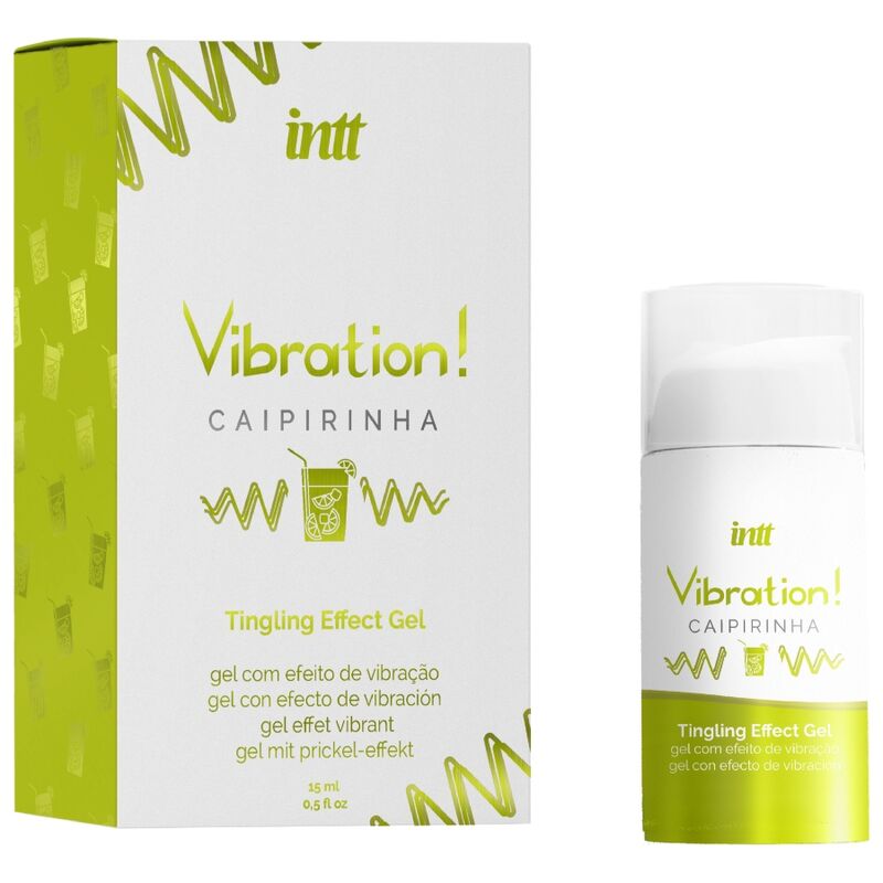 INTT - POTENTE ESTIMULANTE ÍNTIMO GEL VIBRADOR LIQUIDO CAIPIRINHA 15 ML - Imagen 2