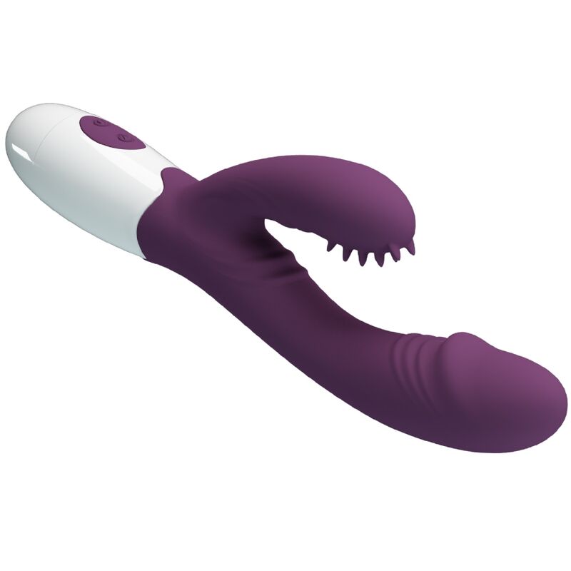 PRETTY LOVE - ANDRE VIBRADOR RABBIT ESTIMULADOR PUNTO G MORADO - Imagen 5