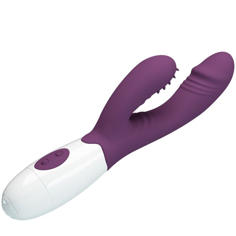 PRETTY LOVE - ANDRE VIBRADOR RABBIT ESTIMULADOR PUNTO G MORADO - Imagen 4