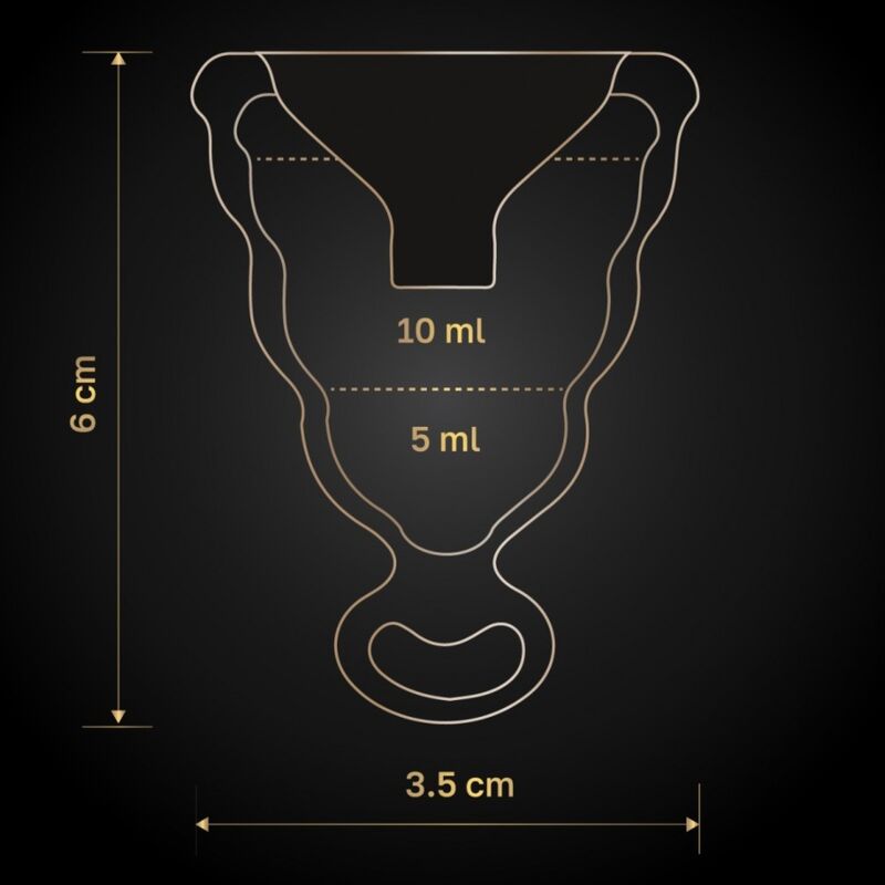 G-VIBE - GCUP COPA MENSTRUAL NEGRA - Imagen 4