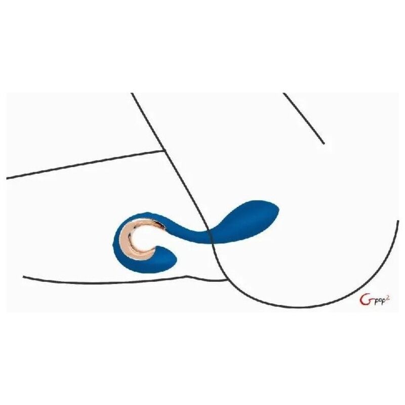 G-VIBE - GPOP 2 VIBRADOR PUNTO G Y P AZUL INDIGO - Imagen 5