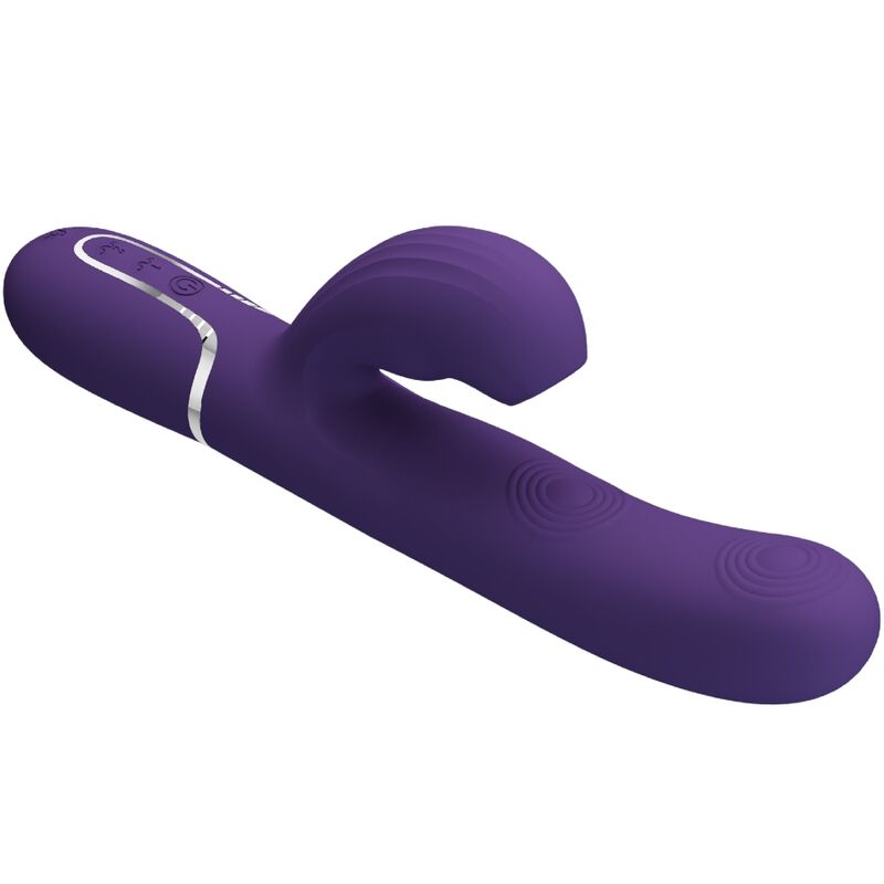 PRETTY LOVE - PERLITA VIBRADOR PUNTO G 3 EN 1 MULTIFUNCIÓN MORADO - Imagen 5