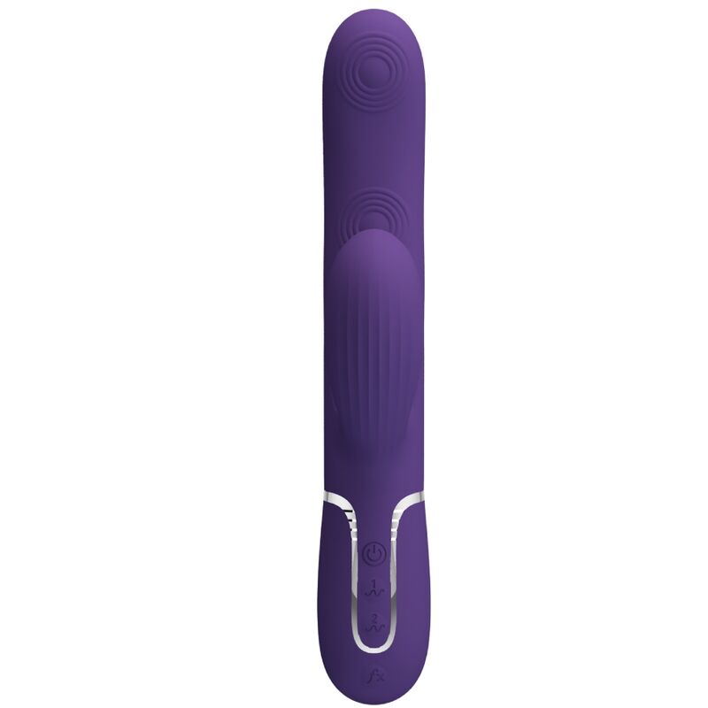 PRETTY LOVE - PERLITA VIBRADOR PUNTO G 3 EN 1 MULTIFUNCIÓN MORADO - Imagen 3
