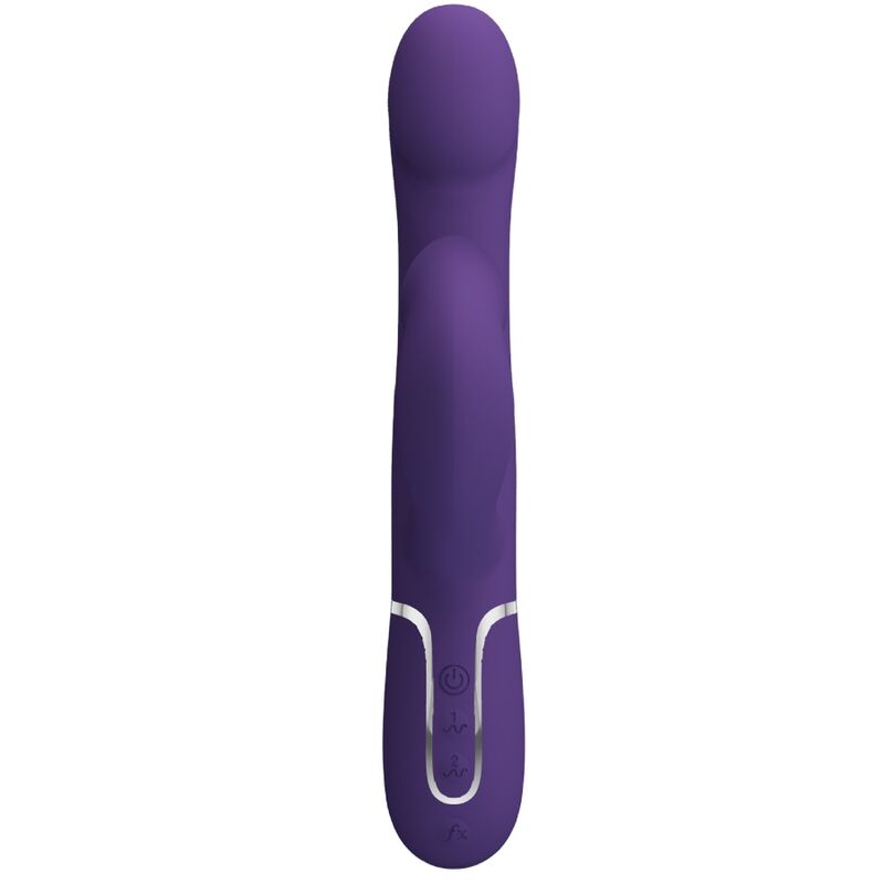 PRETTY LOVE - ZALIN VIBRADOR RABBIT PERLAS 4 EN 1 MORADO - Imagen 3