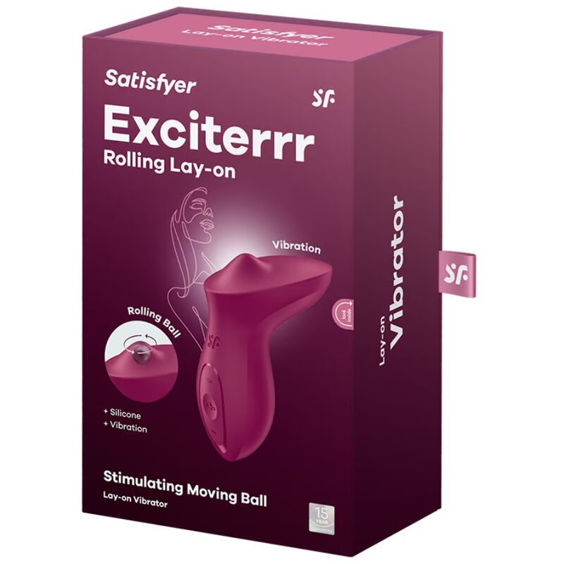 SATISFYER - EXCITERRR VIBRADOR LAY-ON CLÍTORIS FUCSIA - Imagen 5