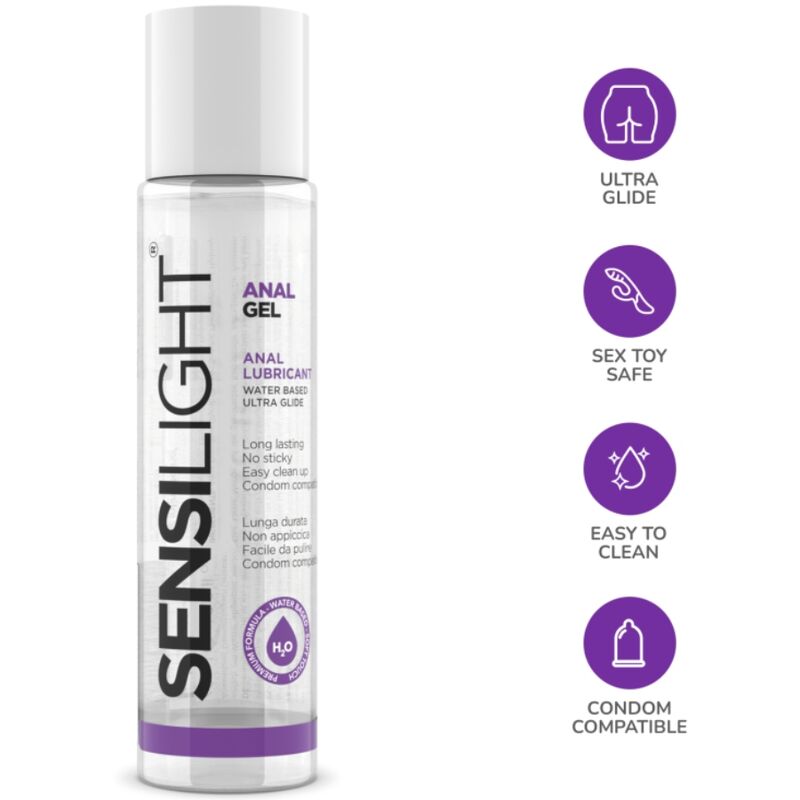 INTIMATELINE - SENSILIGHT GEL ANAL DESLIZANTE 60 ML - Imagen 2