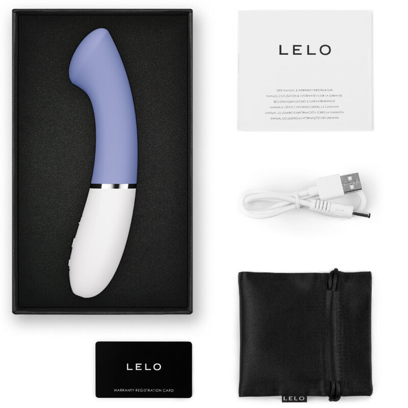 LELO - GIGI™ 3 VIBRADOR PUNTO G AZUL - Imagen 2